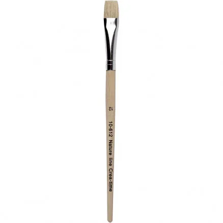 Nature Line Pinsel, L: 19 cm, B: 11 mm, flach, 12 Stk./ 12 Pkg.