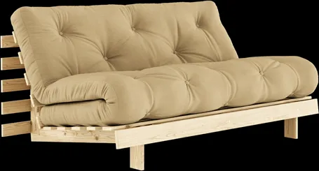 Karup Design Roots Schlafsofa m. Matratze 160x200 758 Wheat Beige/Kiefernholz