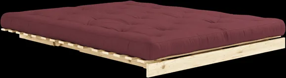 Karup Design Roots Schlafsofa m. Matratze 160x200 710 Bordeaux/Kiefernholz